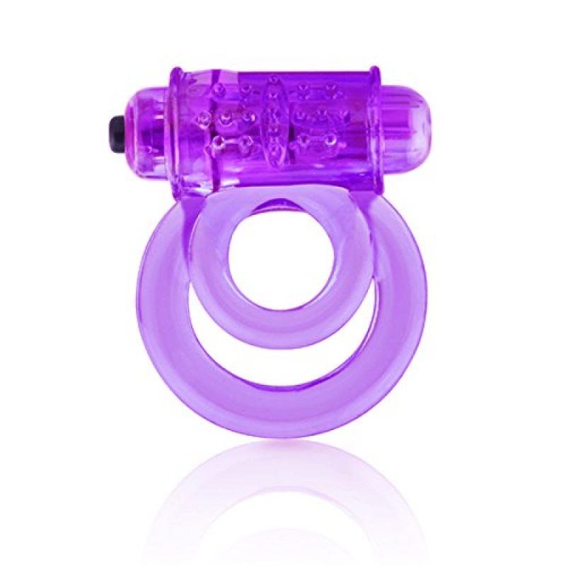 Screaming O DoubleO 6 Vibrating Cock Ring - Purple